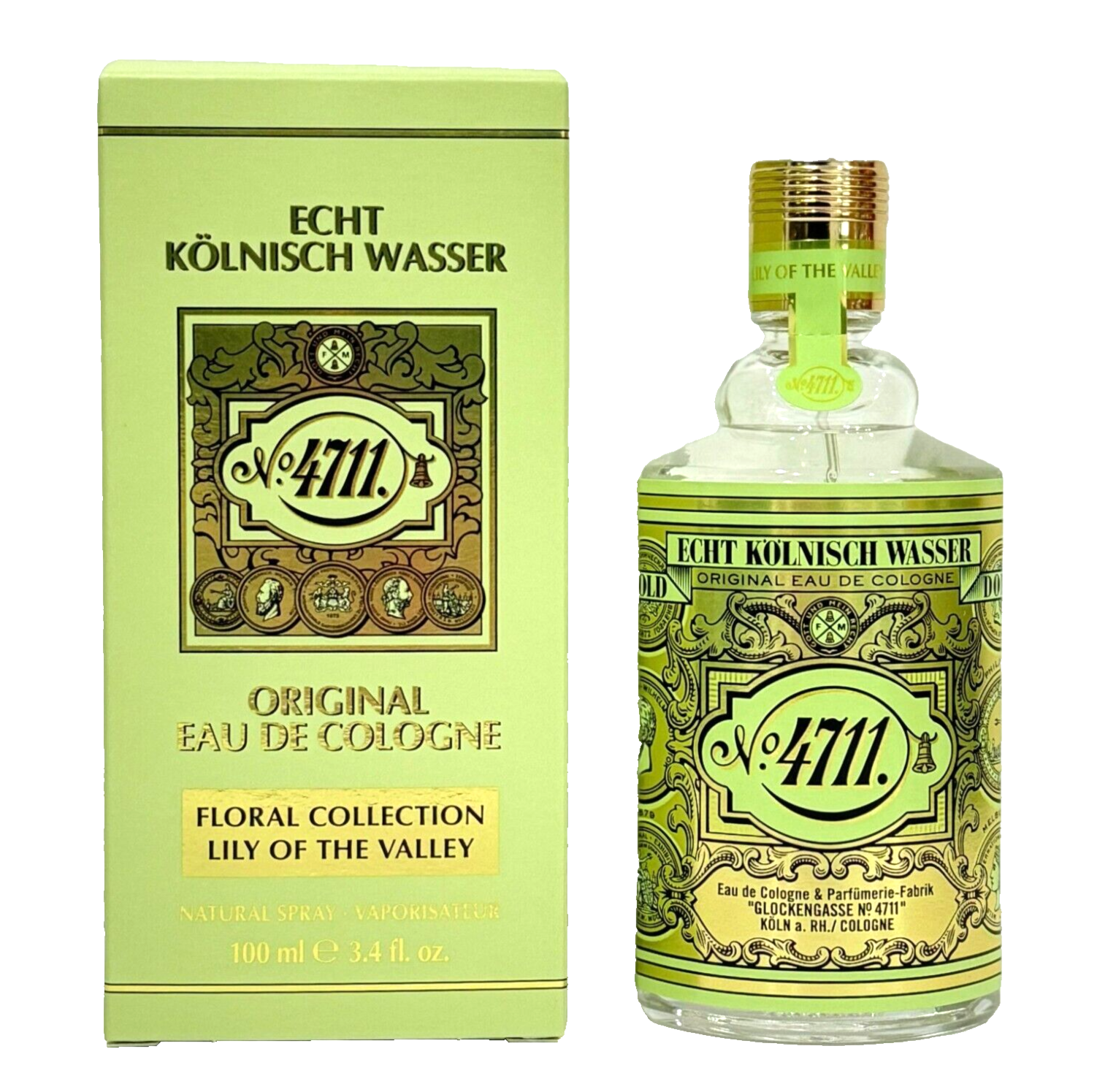 RU-6130　 LILY OF THE VALLEY オードトワレ　100ml Lily of the Valley Eau De Toilette - Made in England