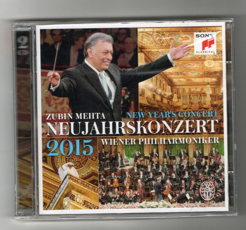 Neujahrskonzert 2015 De Mehta,Zubin, Wiener Philharmoniker | 2 Cd Neuf