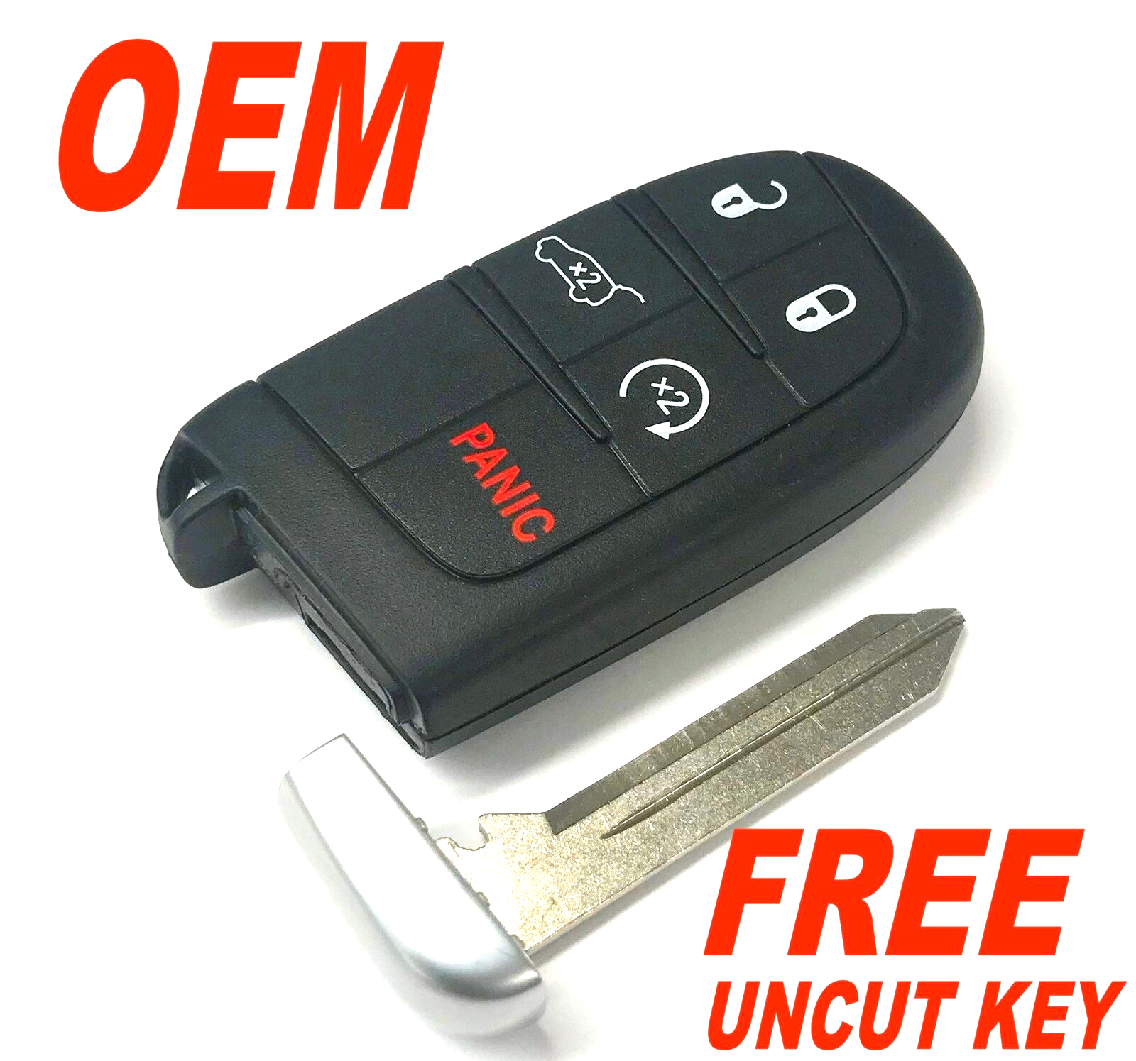 その他 iii OEM 2014-2023 DODGE DURANGO 5 BUTTON HATCH REMOTE START SMART KEY