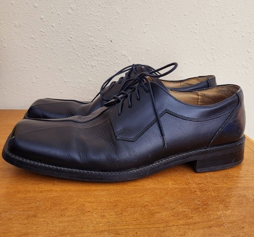靴 Diesel square toe design leather shoes Diesel DIESEL Black Wish Casual Square Toe Leather Shoes Men