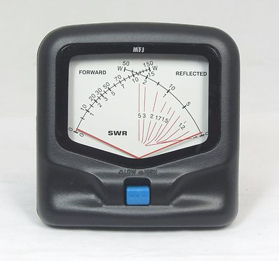 MFJ-822 HF/VHF SWR/Wattmeter - 1.8 to 200 MHz 30/300 Watts. Base mobile ham . Buy it now for 69.95