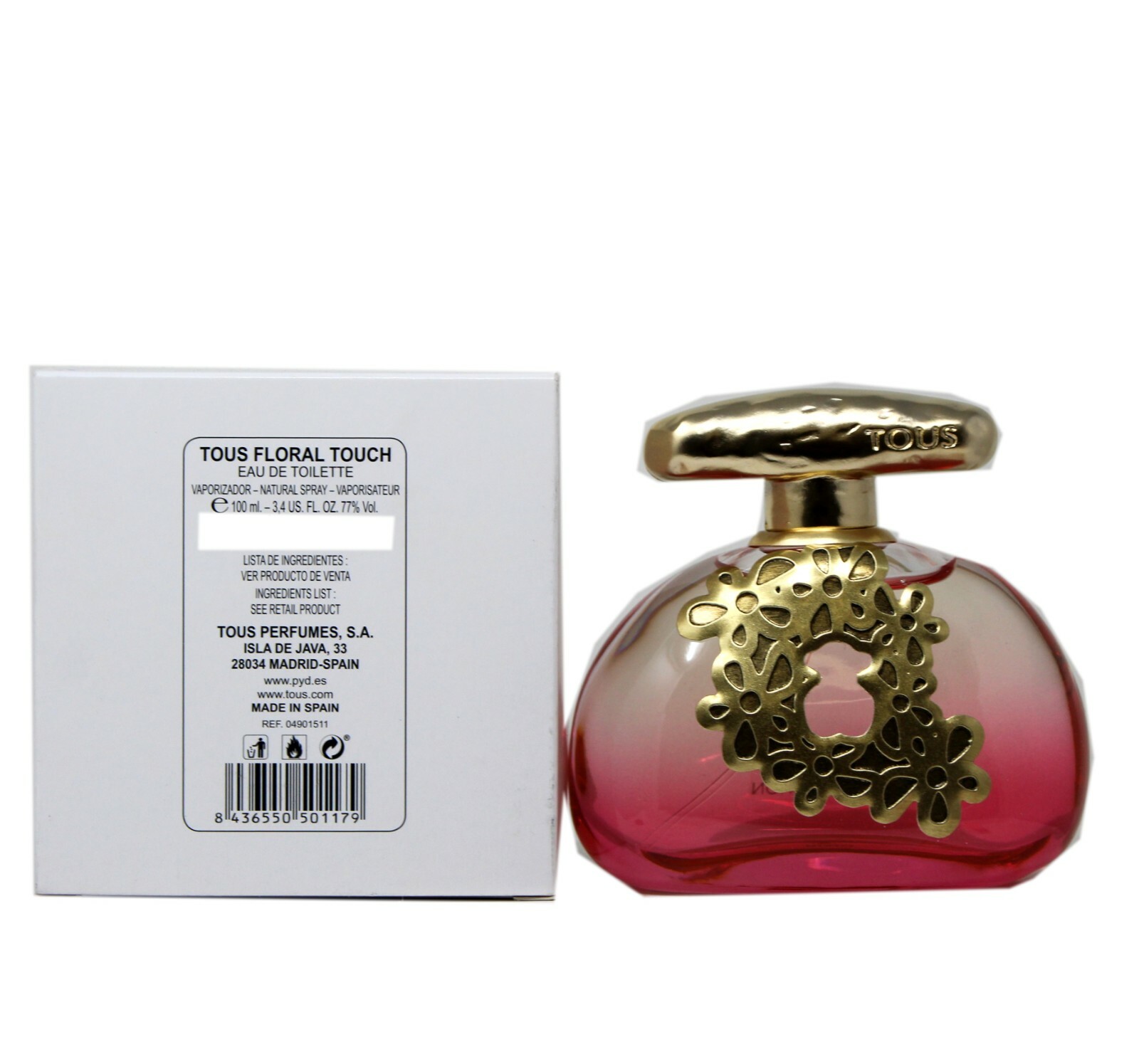 TOUS FLORAL TOUCH EAU DE TOILETTE NATURAL SPRAY 100 ML/3.4 FL.OZ