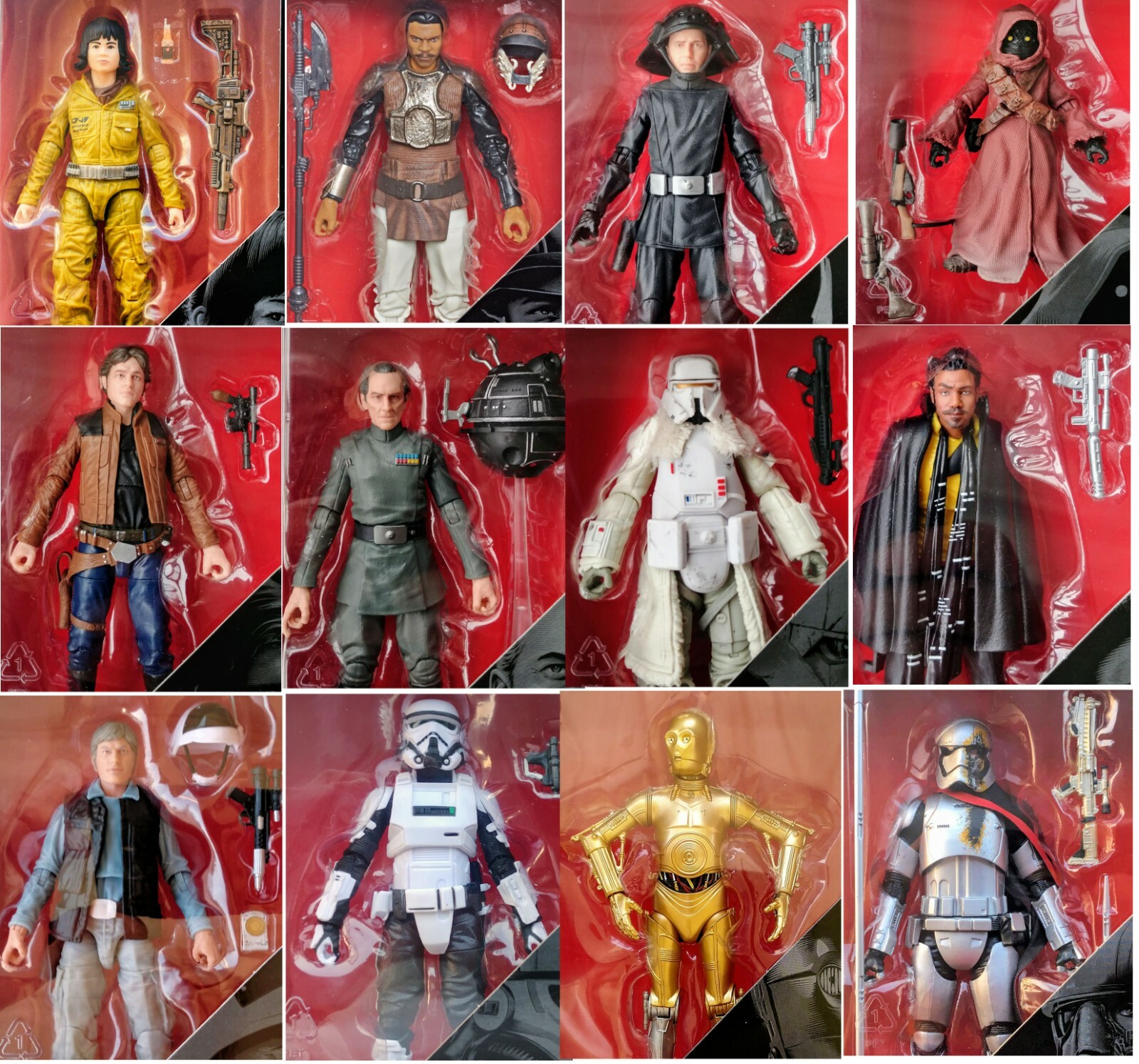 black series 6 inch figures