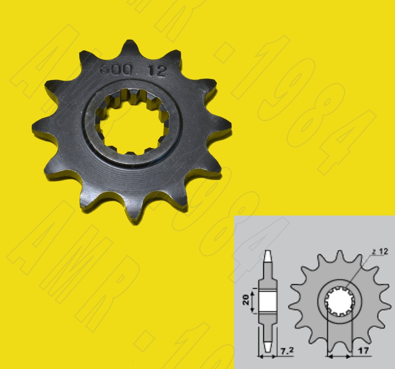 PIGNONE  PBR ACCIAIO Z 14 50 RS EXTREMA - RX 50  P. 420  600