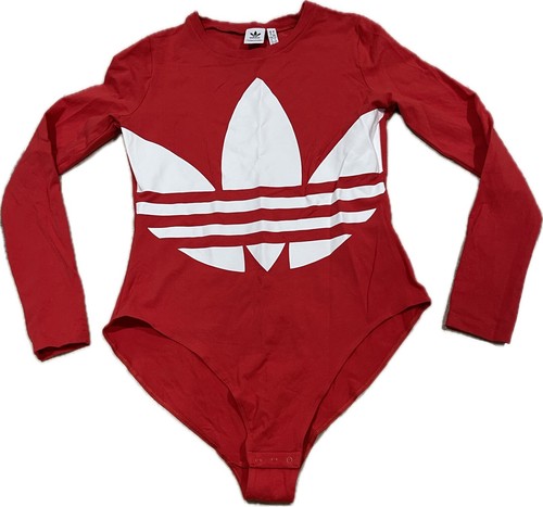 adidas ADS-190 レディースジャケット Sサイズ レッド アディダス エッセンシャルズ スリーストライプス