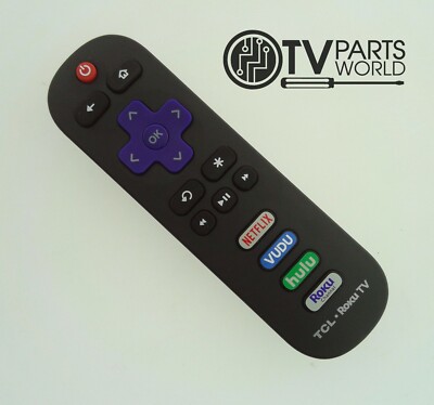 TCL 55S421 Genuine Original OEM LED TV Roku Remote Control