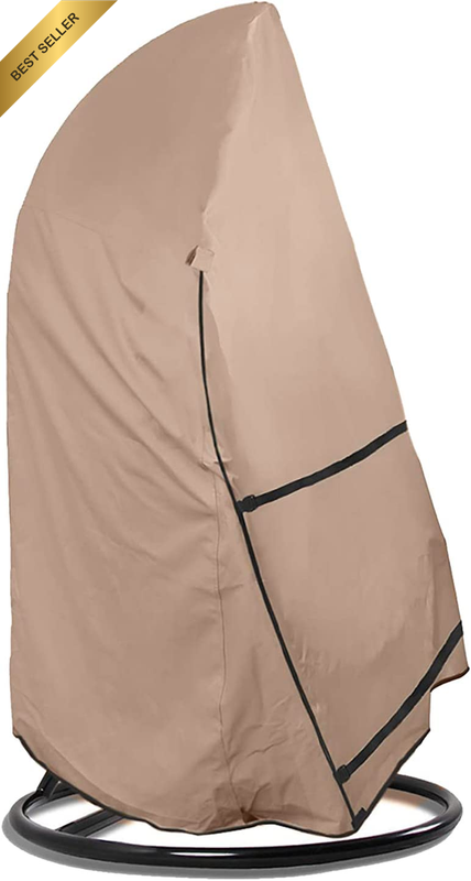 Patio Egg Chair Cover Waterproof Outdoor Single Seat Swing Cover 45W x 33D x 68H