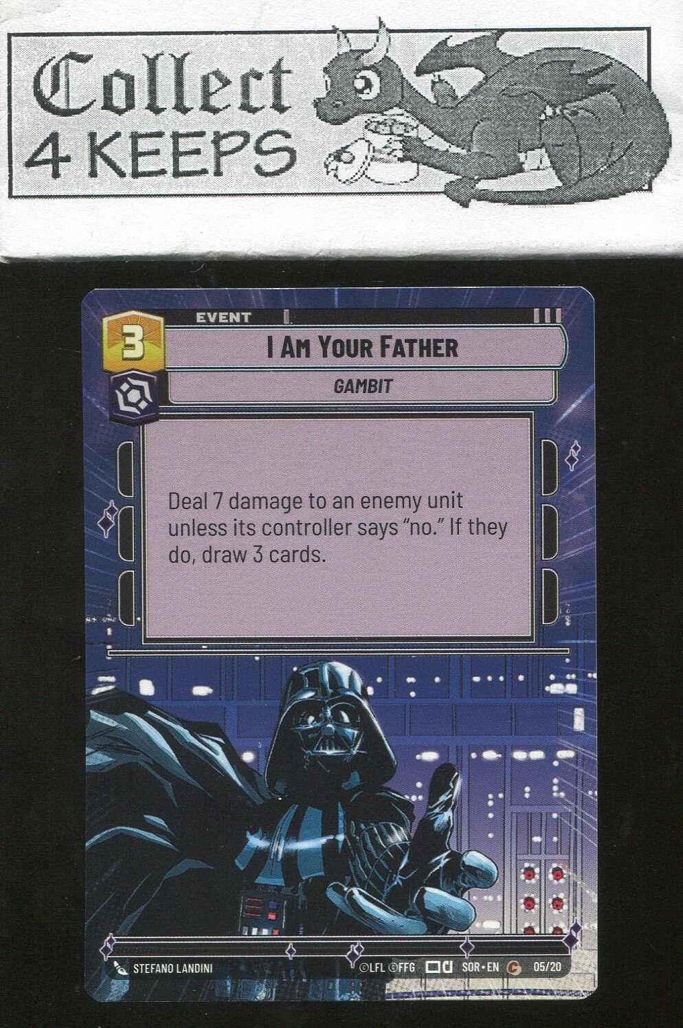Star Wars Unlimited TCG Weekly Promo I Am Your Father