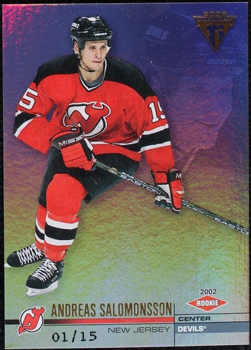 2001-02 Pacific Private Stock Titanium - Andreas Salomonsson #168