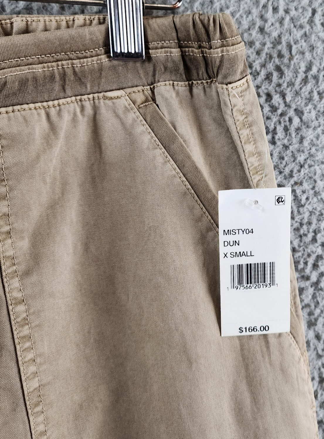 Velvet by Graham & Spencer Misty Drawstring Pants Women's XS Dune Brown Pull-On~ - Picture 5 of 13