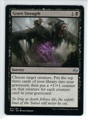 GRAVE STRENGTH Fate Reforged #71 FRF(LP)(MTG)