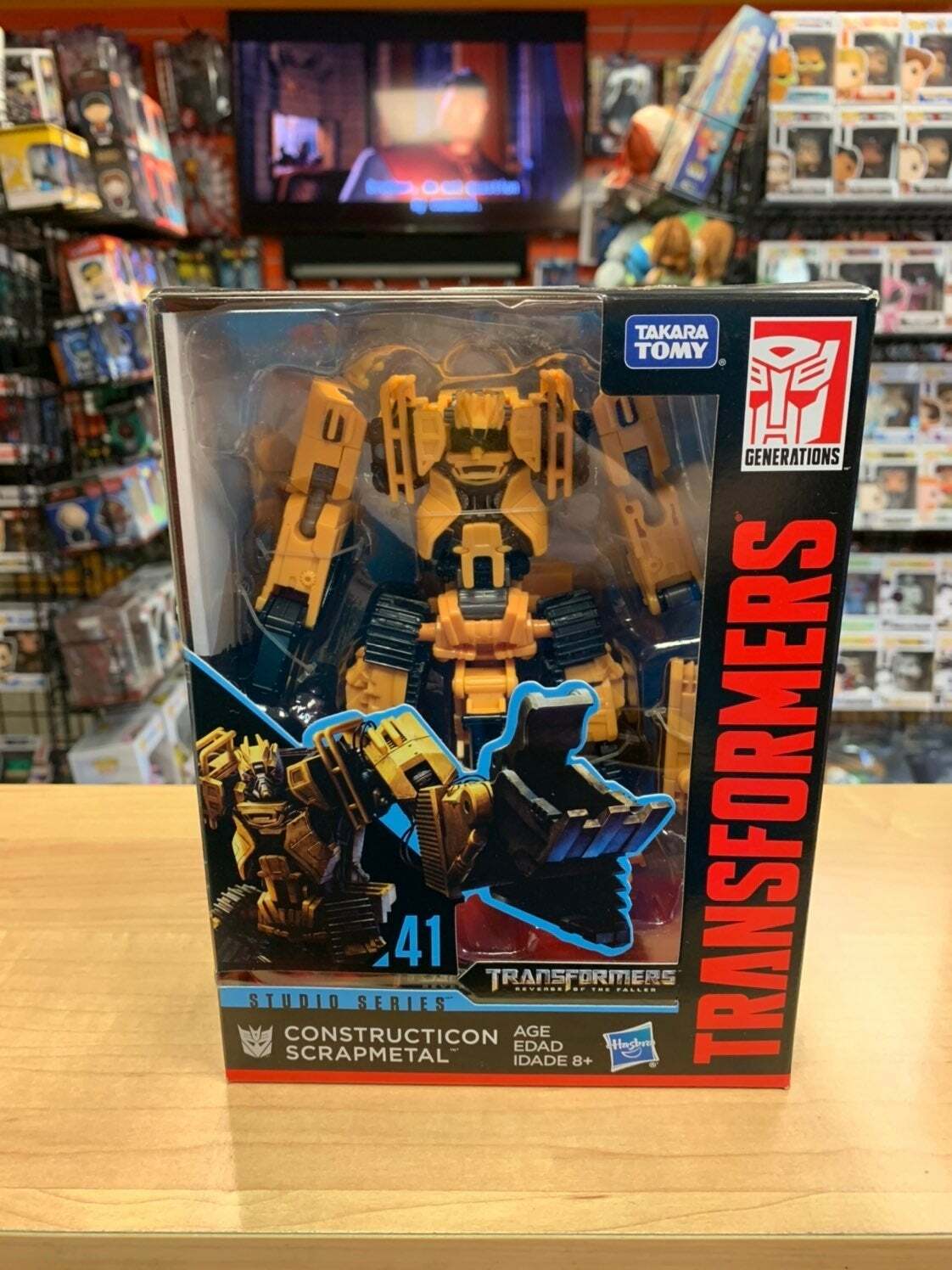 Transformers Studio Series 41 Deluxe CLASSE Constructicon scrapmetal Figura