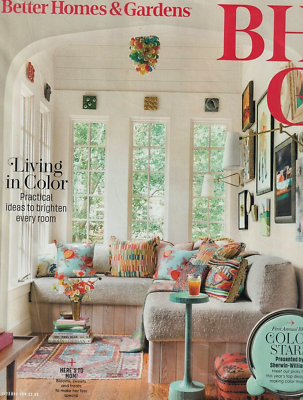 Better Homes Gardens BHG Magazine May 2023 Living in Color Ideas for Rooms NIP