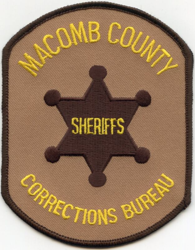 MACOMB COUNTY MICHIGAN MI DOC CORRECTIONS SHERIFF POLICE PATCH