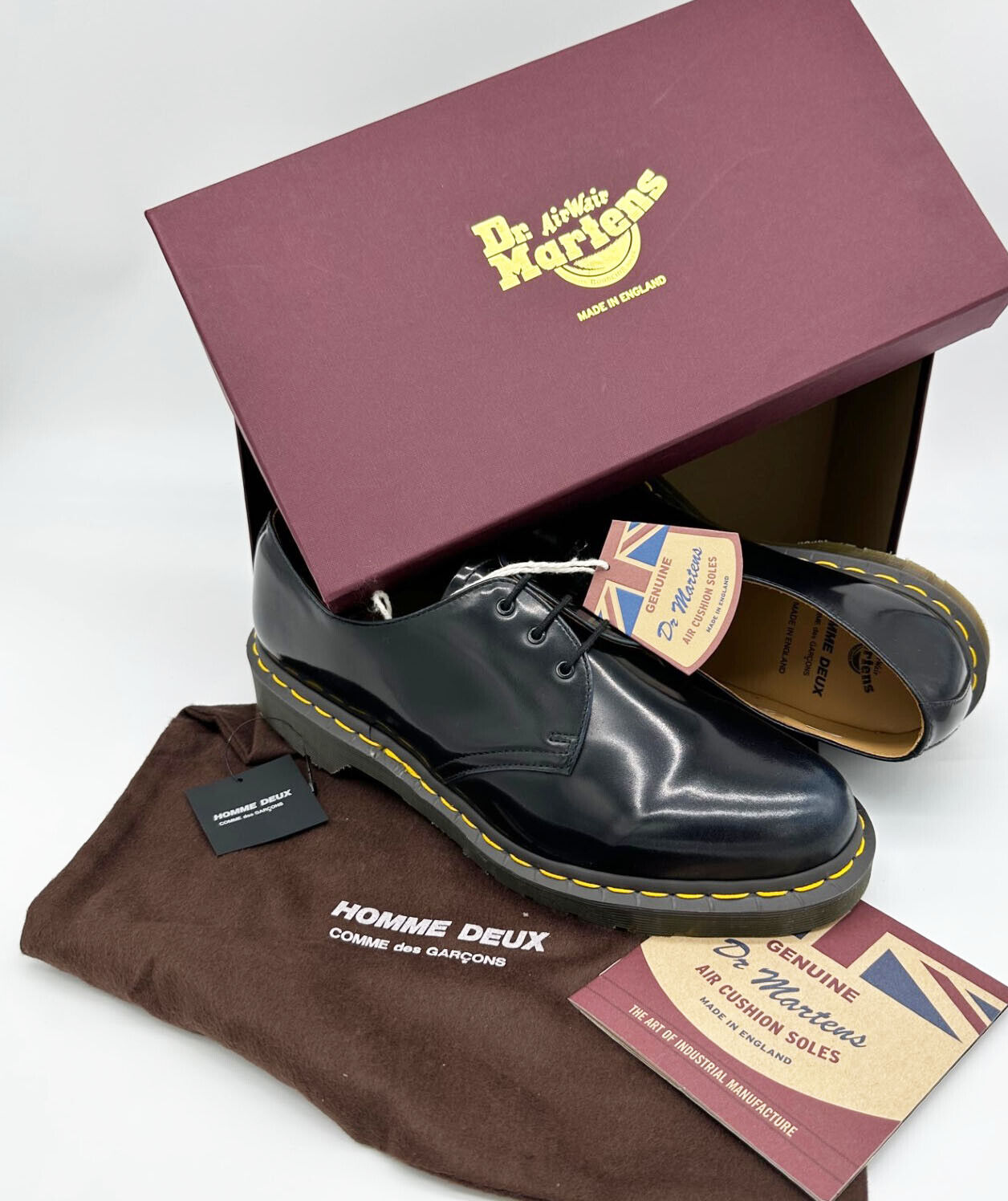 COMME des GARCONS Dr.Martens24SS 3ホールUK7 COMME des GARCONS Dr.Martens24SS 3ホールUK7