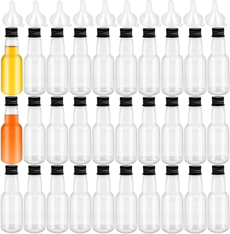 Plastic Spirit Alcohol Bottle With Black Cap