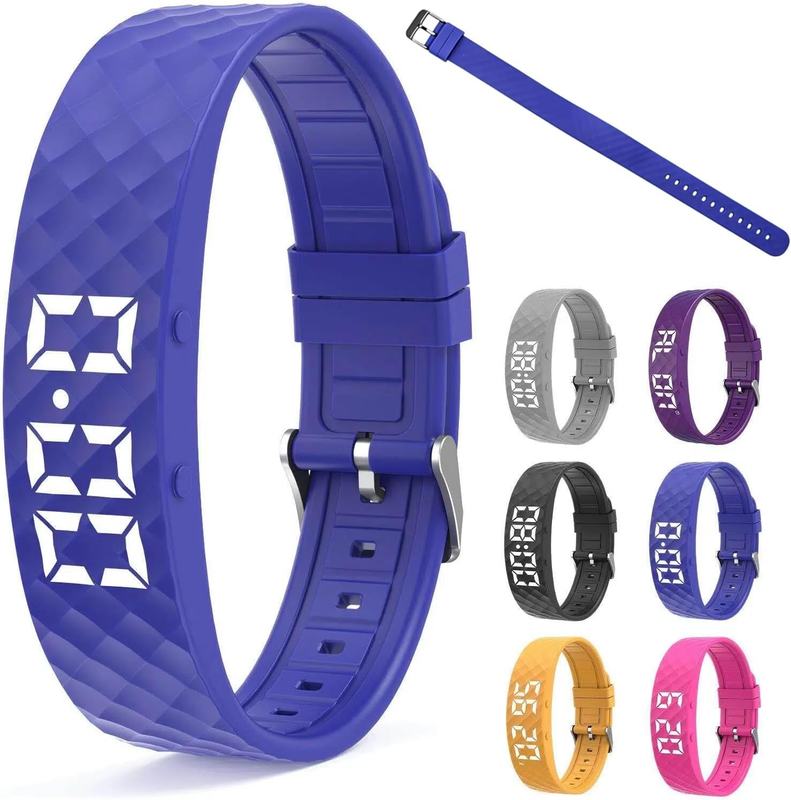 Vibrationswecker Armband für Medikation Sport und Alltag mit 8 Alarme