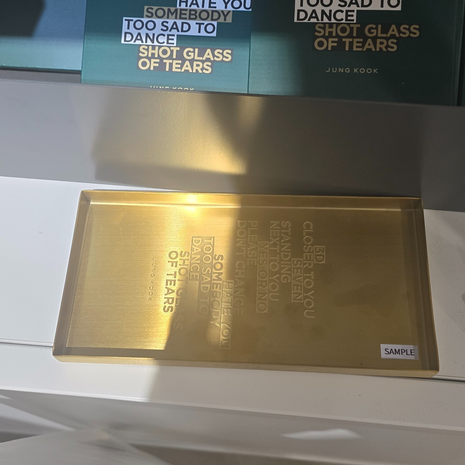 【未開封】BTS ジョングク『GOLDEN』アクセサリートレイ 公式 グク 未開封】BTS ジョングク『GOLDEN』アクセサリートレイ 公式 グク