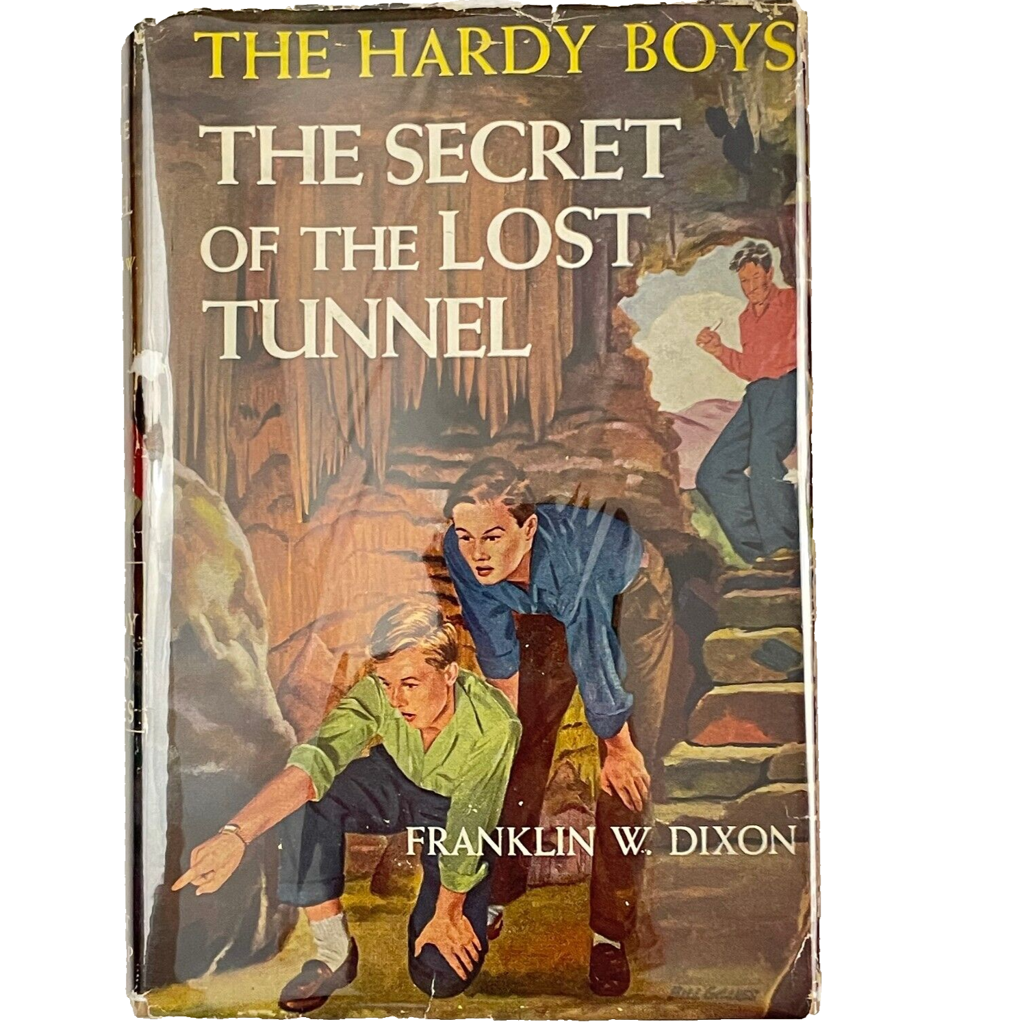 THE HARDY BOYS ; THE SECRET OF THE LOST TUNNEL hardcover w/ dust jacket