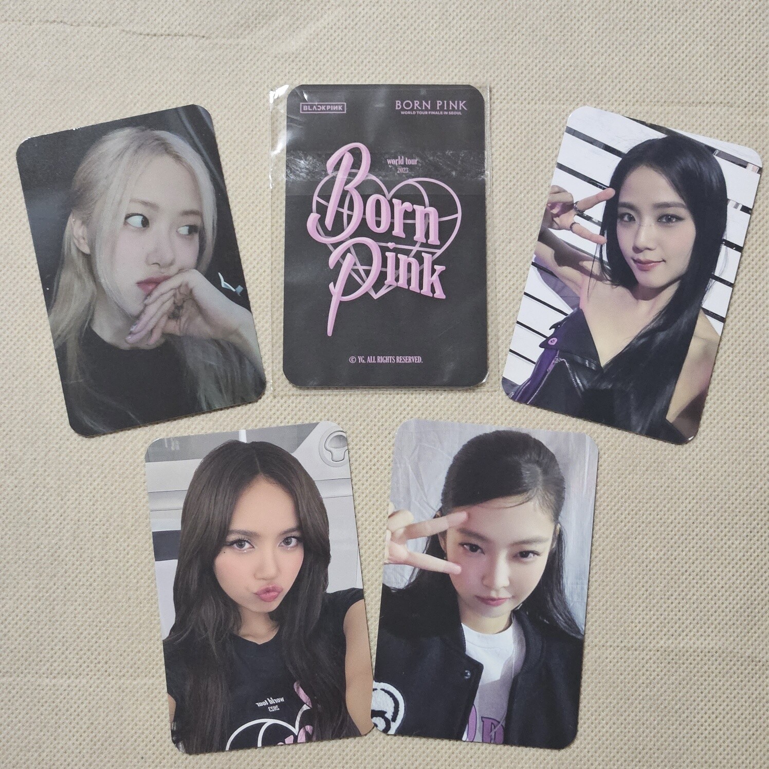BLACKPINK ファイナル　ソウルコン　トレカ BLACKPINK WORLD TOUR BORN PINK FINALE IN SEOUL OFFICIAL MD