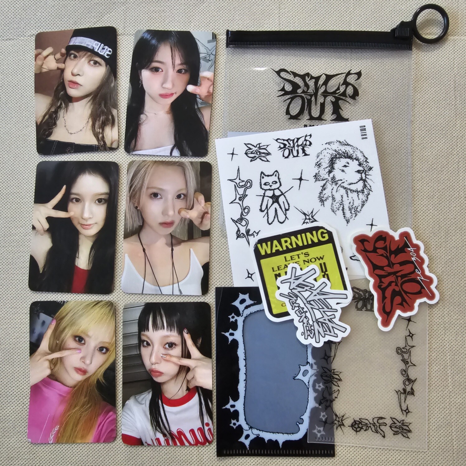 nmixx Fe3O4 STICK OUT soundwave 私服 6枚セット nmixx Fe3O4 STICK OUT soundwave 私服 6枚セット NMIXX - Fe3O4