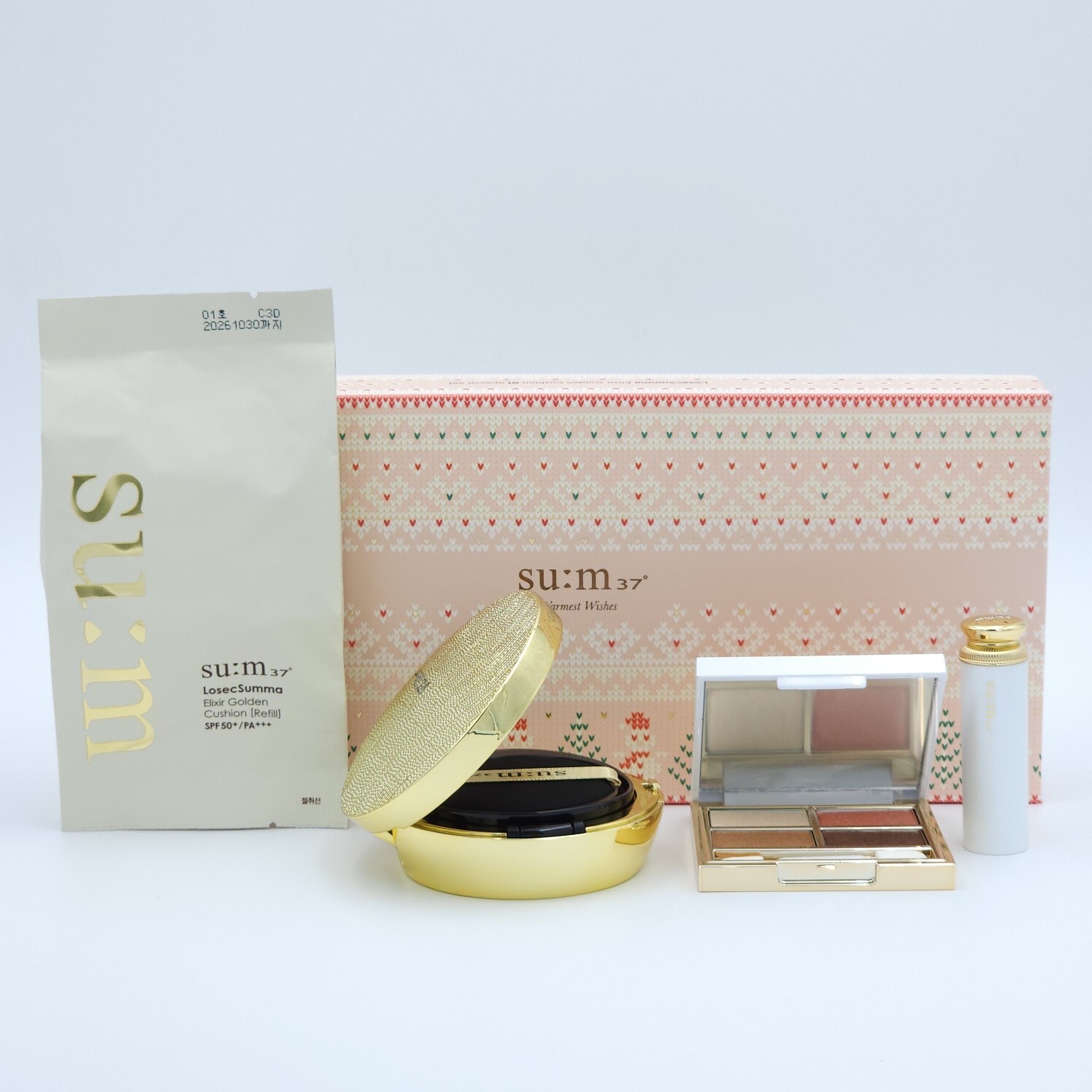 SU:M37 LosecSumma Elixir Golden Cushion No.1 Set Anti