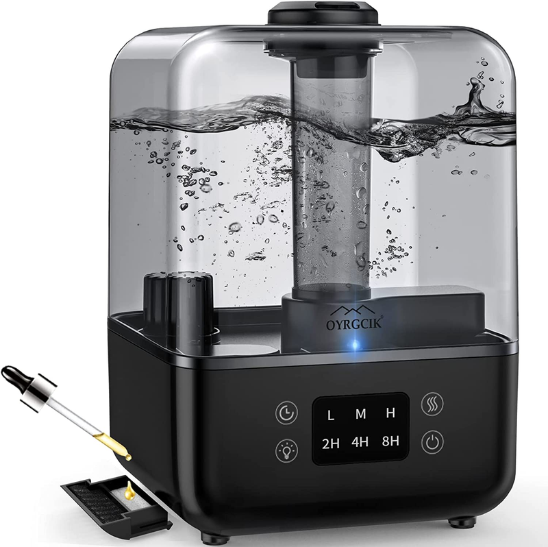 S For Bedroom, Ultrasonic 5l Top Fill Humidifiers For Large 