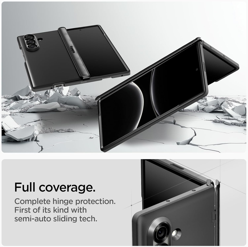 Case for Galaxy Z Fold 7 Case, Slim Armor Pro [MagFit] Designed for Samsung Gala