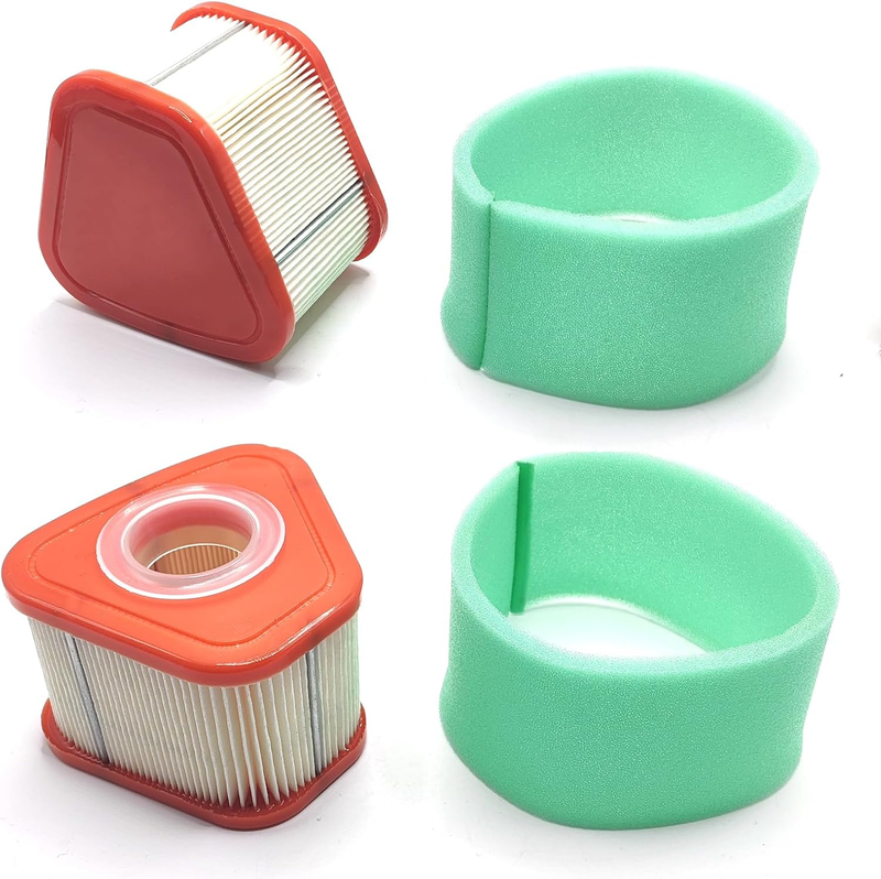 Air Filter 2Pc for Briggs Stratton 595853 597265 115P02 115P05 123P02 123P07