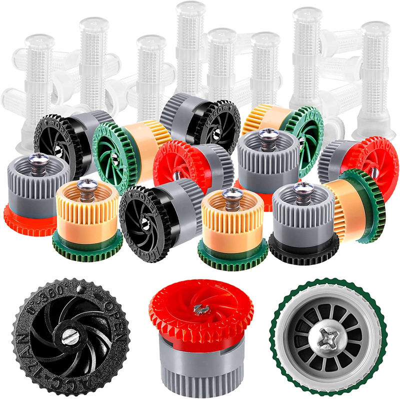 24 Pieces Variable Arc Nozzle, Pop-Up Sprinkler Heads Compatible with Hunter, Ra