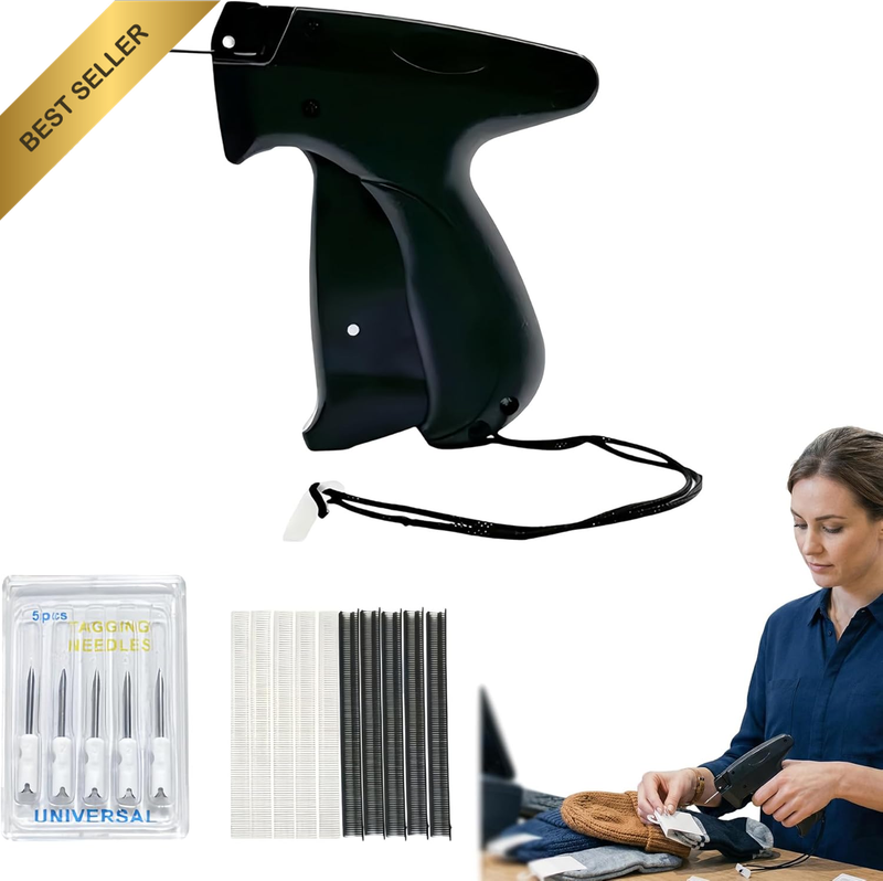 Innovative Stitchy Quick Clothing Fixer Kit with Fine Tagging Gun for Effortless