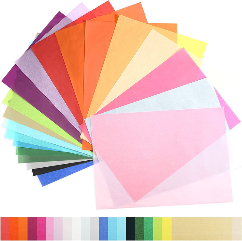 60 Sheets 20 Assorted Art Tissue Paper, 14