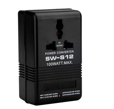 110V to 220V Step Up & Down Power Voltage Converter Watt Transformer for Trav...