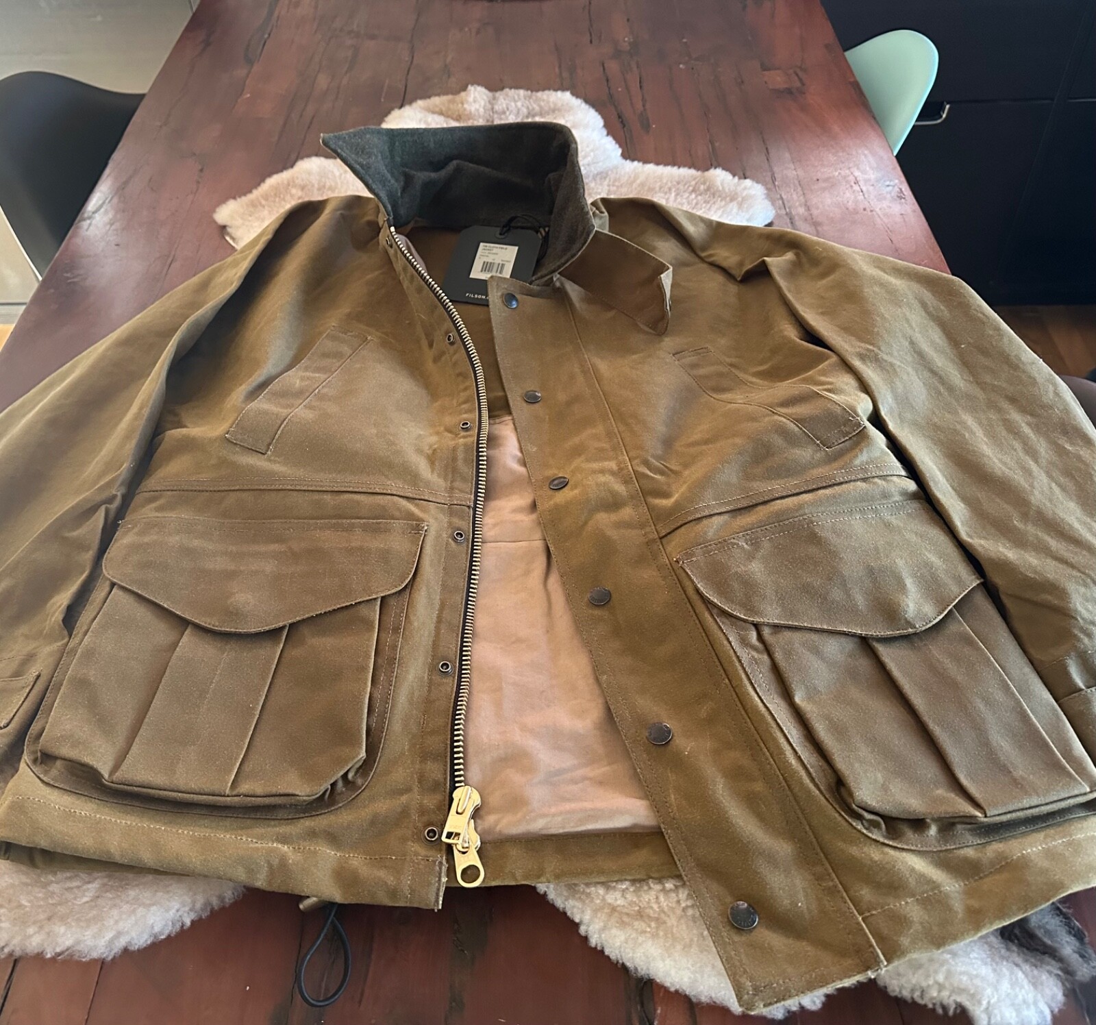 FILSON TIN CLOTH FIELD JACKET Mサイズ Filson Tin Cloth Field Jacket Size M – Old Timer's Closet