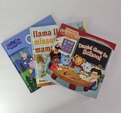 Lot of 3 Kohls Cares Books: Class Trip, Daniel Goes to School, Llama Llama Mis..