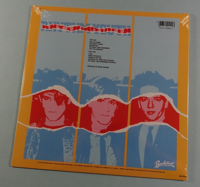 MEN WITHOUT HATS "Rhythm Of Youth" NEW Vinyl LP Record SEALED MINT Safety Dance