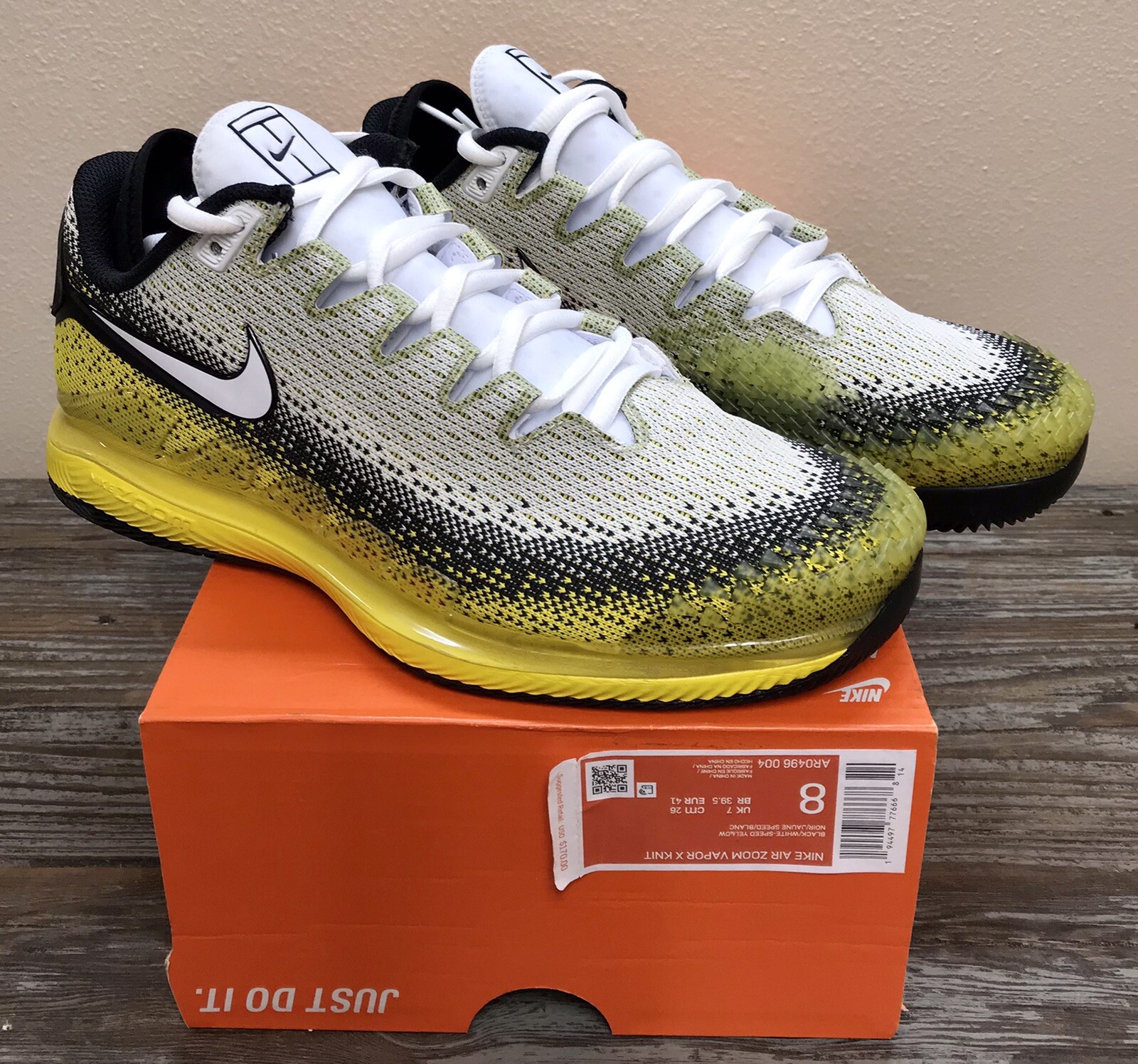 vapor x knit tennis shoes