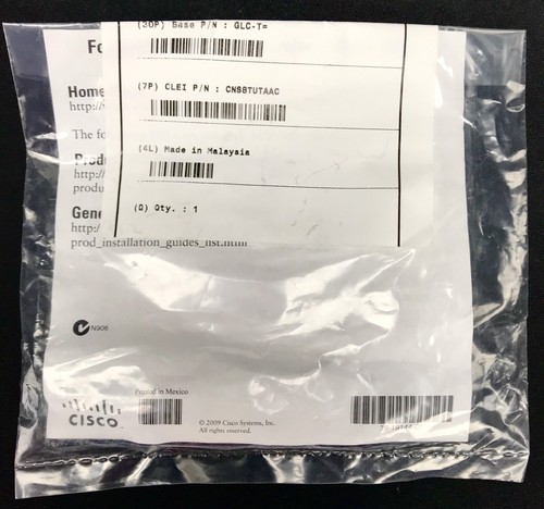 NEW SEALED* CISCO GLC-T GENUINE 30-1410-04 SFP Module 1000BASE-T