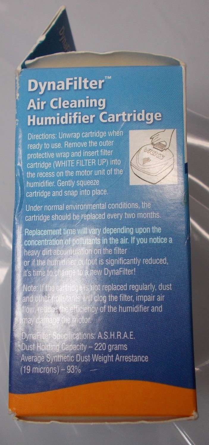 Protec DynaFilter Air Cleaning Humidifier Cartridges Replacement Filter