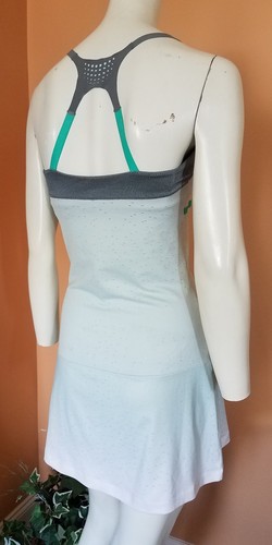 EUC Women's Nike Dri-fit Golf Tennis Athletic Dress Size S Mint Green/Gray