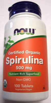 Now Foods Organic Spirulina Pills 500Mg Non-GMO Vitamin A and...