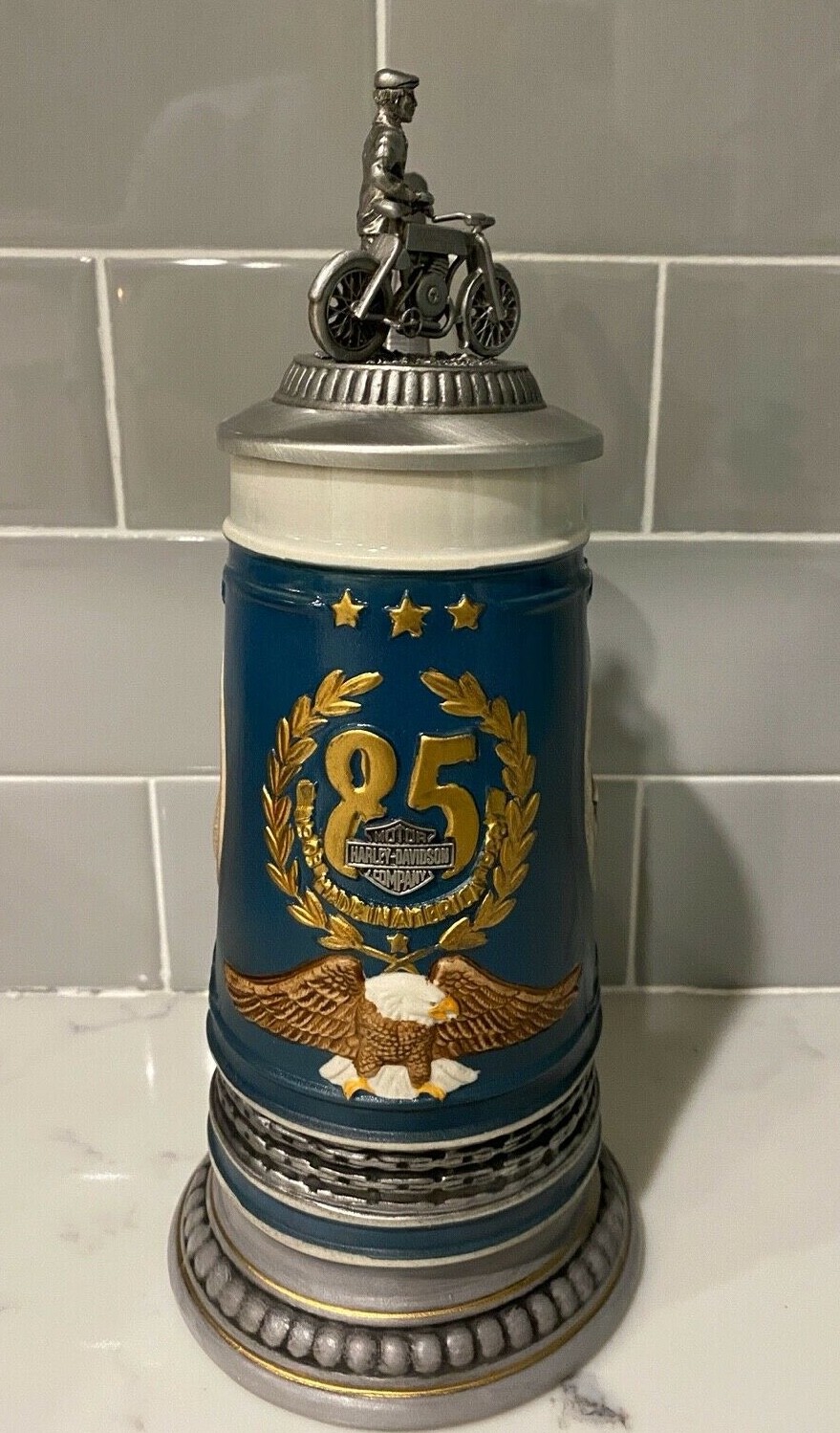 アクセサリー HARLEY DAVIDSON 85th ANNIVERSARY GOODS 1987 HARLEY DAVIDSON 85th ANNIVERSARY LIMITED EDITION STEIN