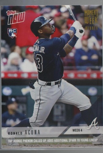 2018 Topps Now - Ronald Acuña Jr. #MOW-4W