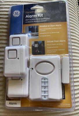 GE Personal Security Alarm Kit #51107 - Window or Door Alarm - New in Package