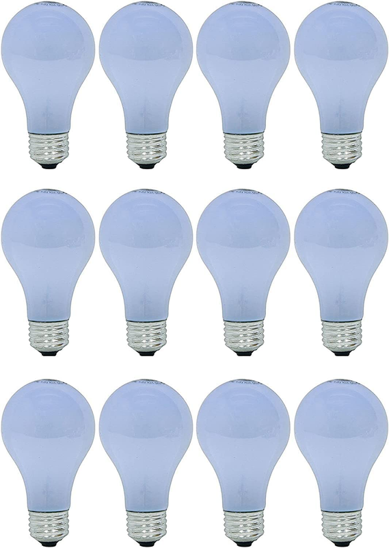 GE Lighting Reveal 40-Watt, A19 Light Bulb, 12 Pack