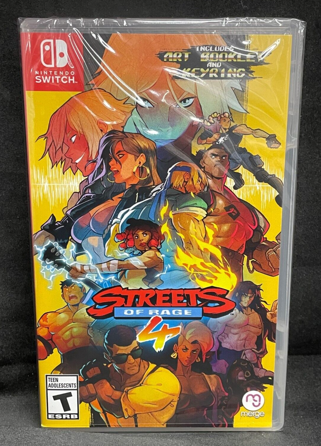スイッチソフト3本セット　Castlevania Streets of Rage Streets of Rage 4 (Includes Art Booklet and Keyring) (Nintendo