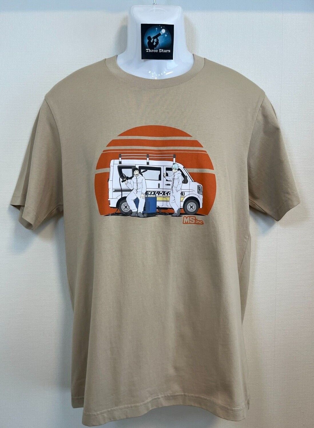 UNIQLO x Kaiju No. 8 Anime Beige Regular Short Sleeve UNIQLO x Kaiju No. 8 Anime Beige Regular Short Sleeve