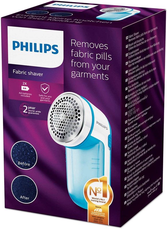 Philips Fusselrasierer für Stoffe, 2 Höheneinstellungen, batteriebetrieben *Neu*