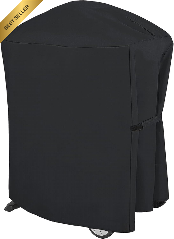 Extended Weber Grill Cover for Q100, Q1000, Q1200, Q200, Q2000, Q2200 Series wit