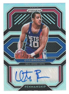 2020-21 Panini Prizm Basketball  New Jersey Nets Penmanship Otis Birdsong Auto